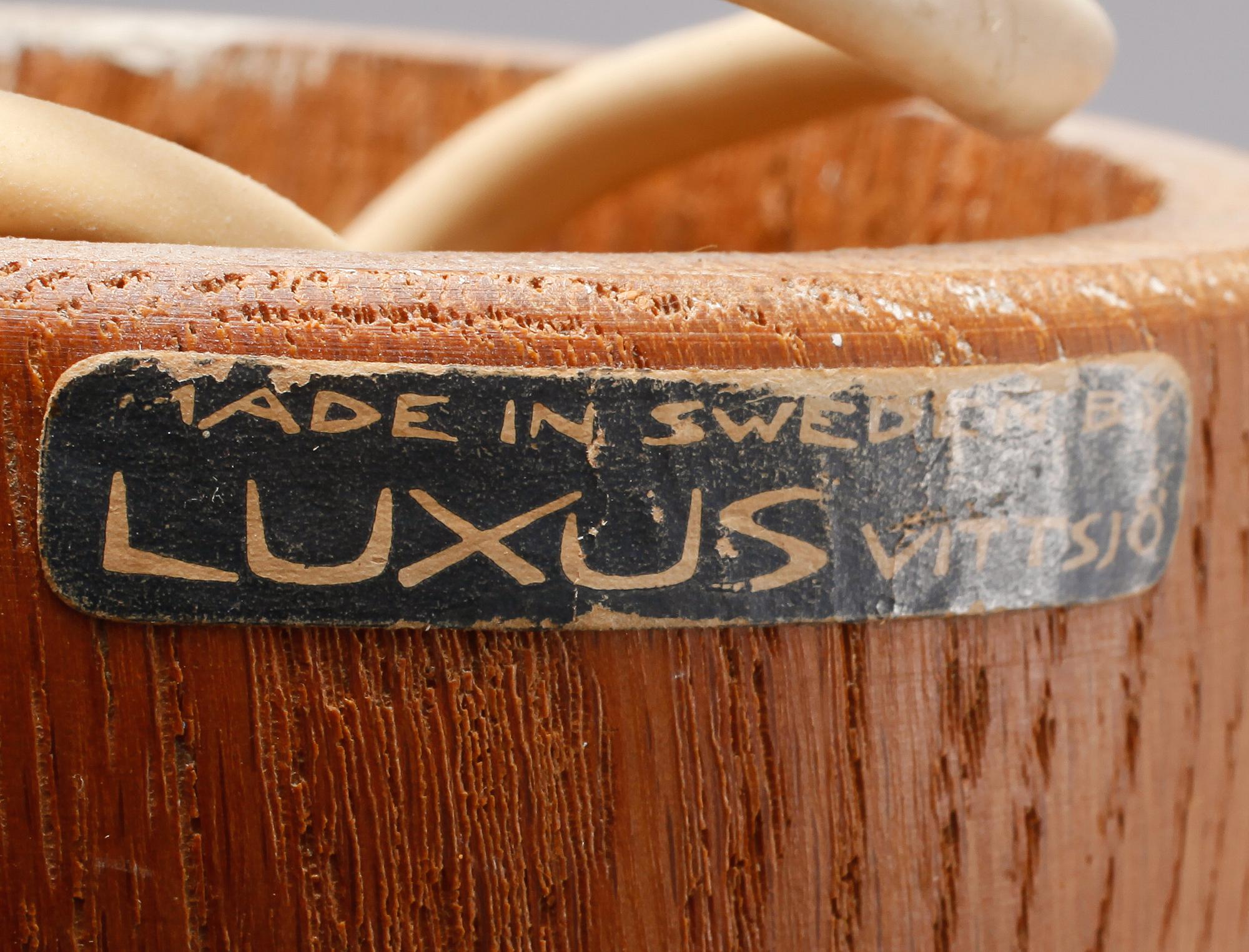 TAKLAMPA, Uno och Östen Christiansson, Luxus, Vittsjö. Modellen formgiven 1952. Höjd ca 50 cm.