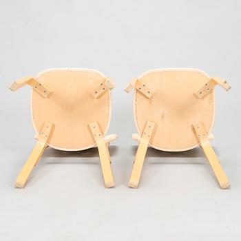 Alvar Aalto, stolar, 4 st, modell 63, Artek, 1900-talets slut.
