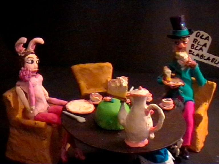 Nathalie Djurberg, "The Mad Tea Party".