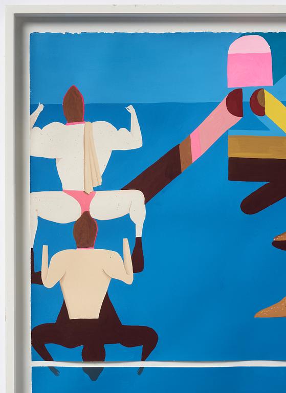 Keegan McHargue, executed in 2006, gouache on paper.