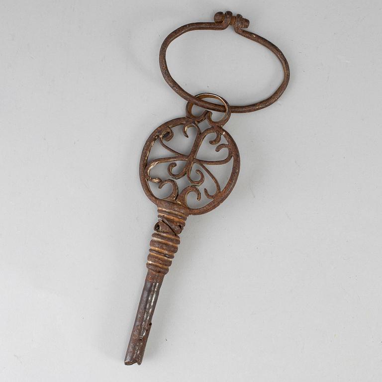 NYCKEL, smide, troligen 1500-/1600-tal.