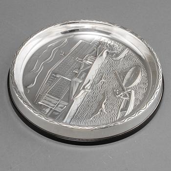 ASKFAT, silver och bakelit, GAB, 1949.