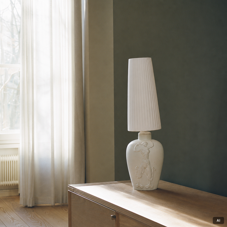 Table lamp, Upsala Ekeby, 1920s/30s.