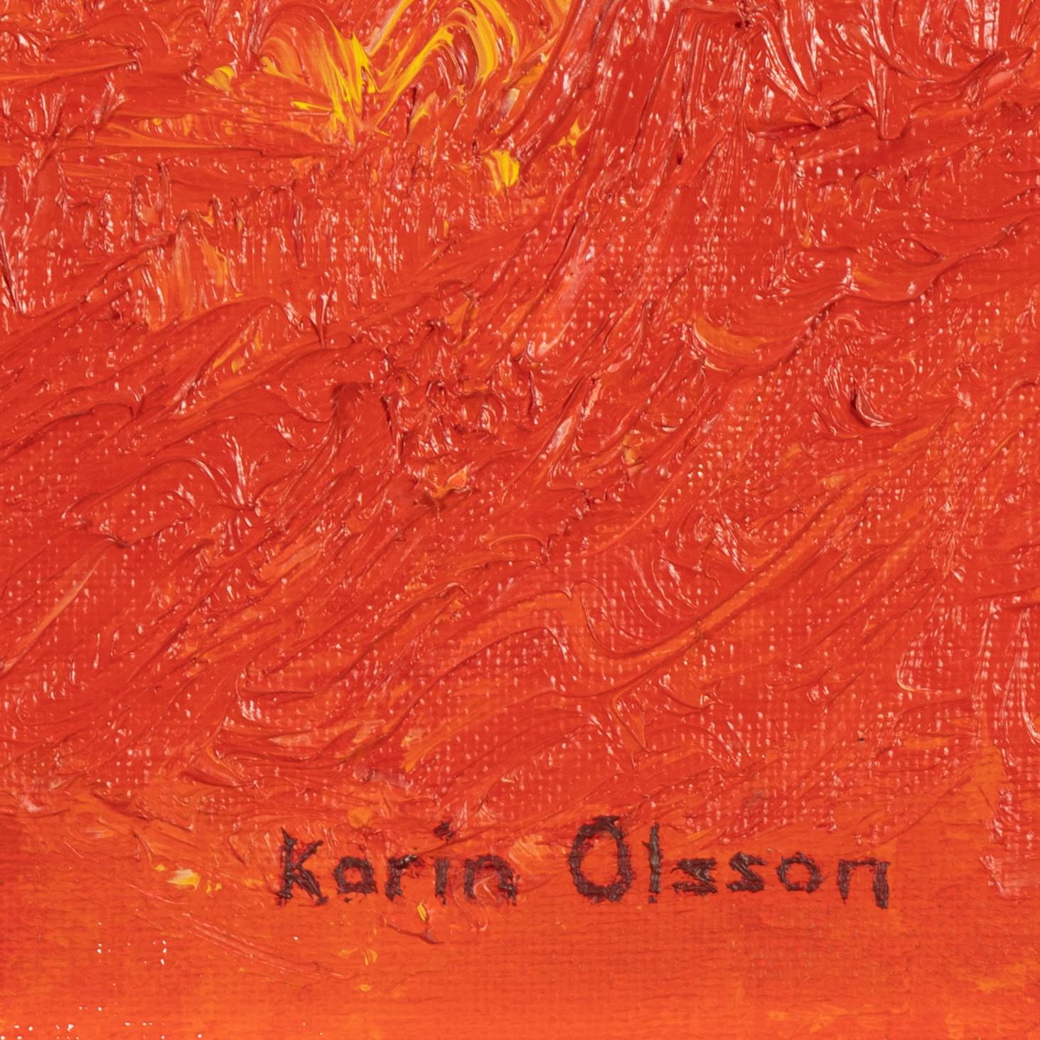 Karin Olsson, oil on canvas, signed.