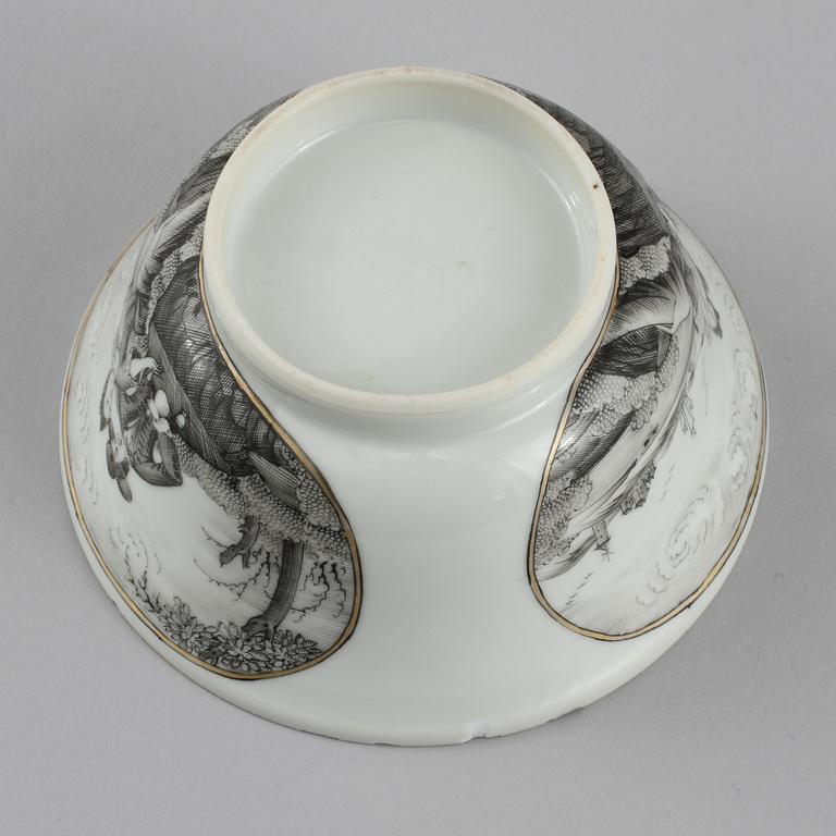 SKÅL, porslin, Kina, 1700-tal.