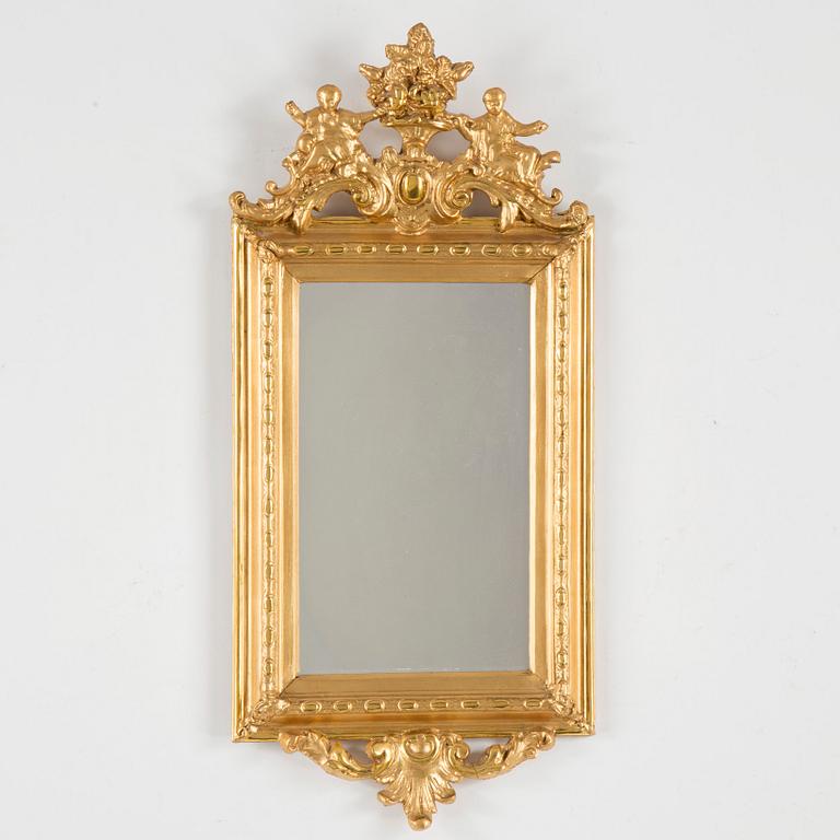 A late 19th century mirror.