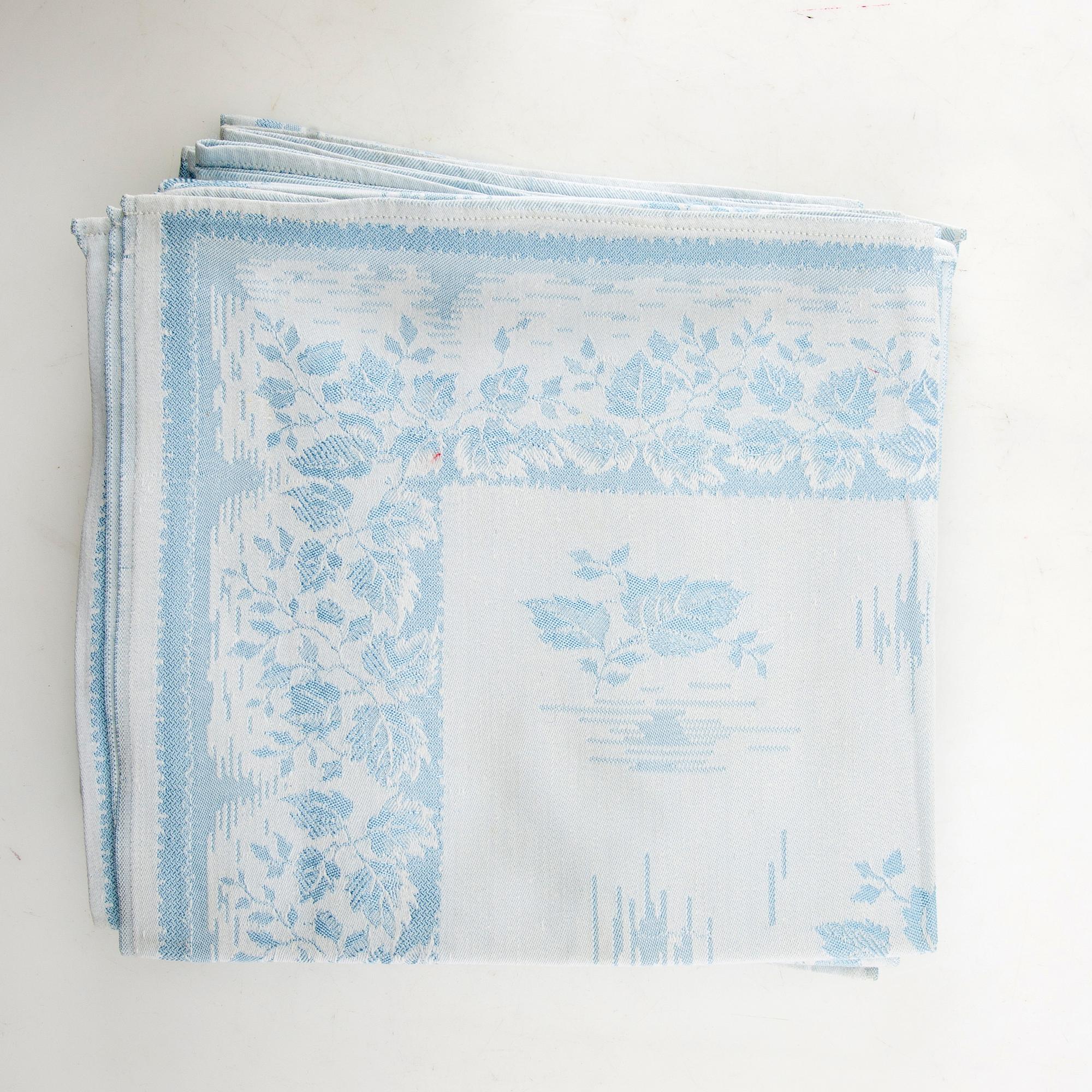 Napkins 12+12+12 pcs damask first half/mid 20th century.