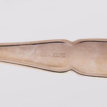 ATERINSARJA, n. 112 osaa, hopeaa, "Chippendale", Kultakeskus, Hämeenlinna 1983. Puulaatikossa.