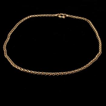 HALSKED, guld 14K, Italien. Vikt 12,6 g.