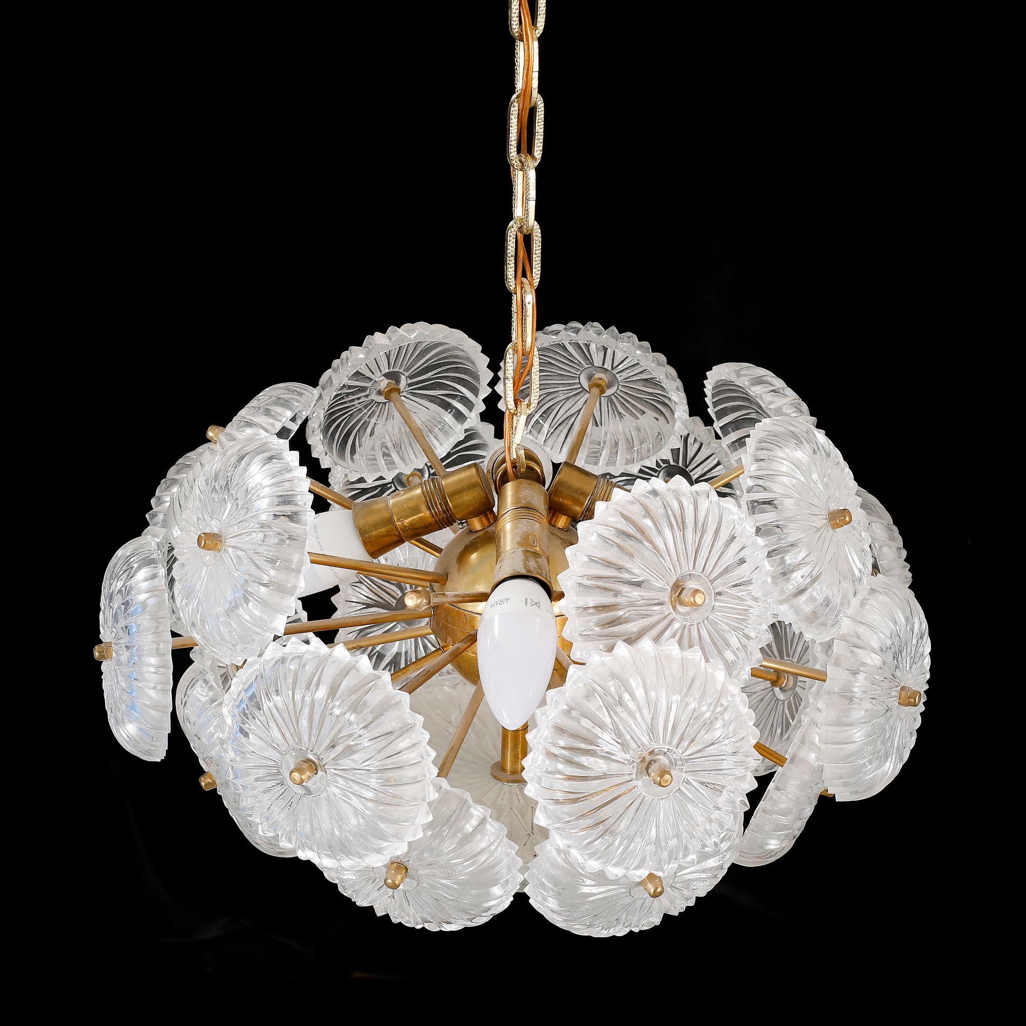 TAKLAMPA, Eriksmåla glas, 1900-talets andra hälft.