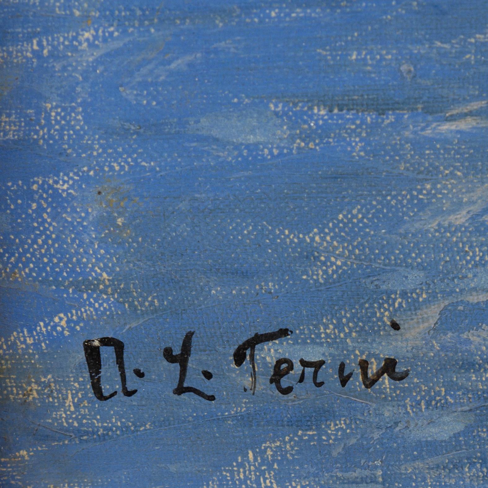 GEORG FISCHHOF, oil on canvas, signed.