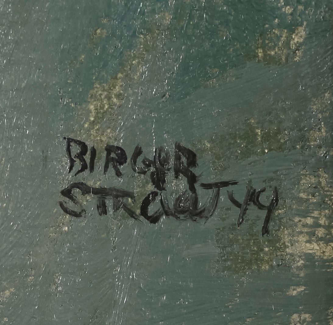 BIRGER STRÅÅT, olja på duk, signerad och daterad 49.