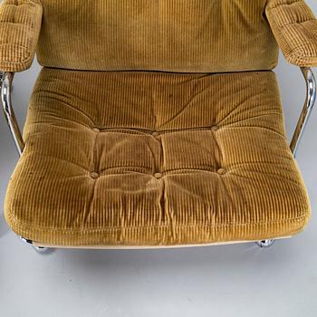 Bruno Mathsson, A armchairs, a pair, "Karin", DUX, late 20th century.