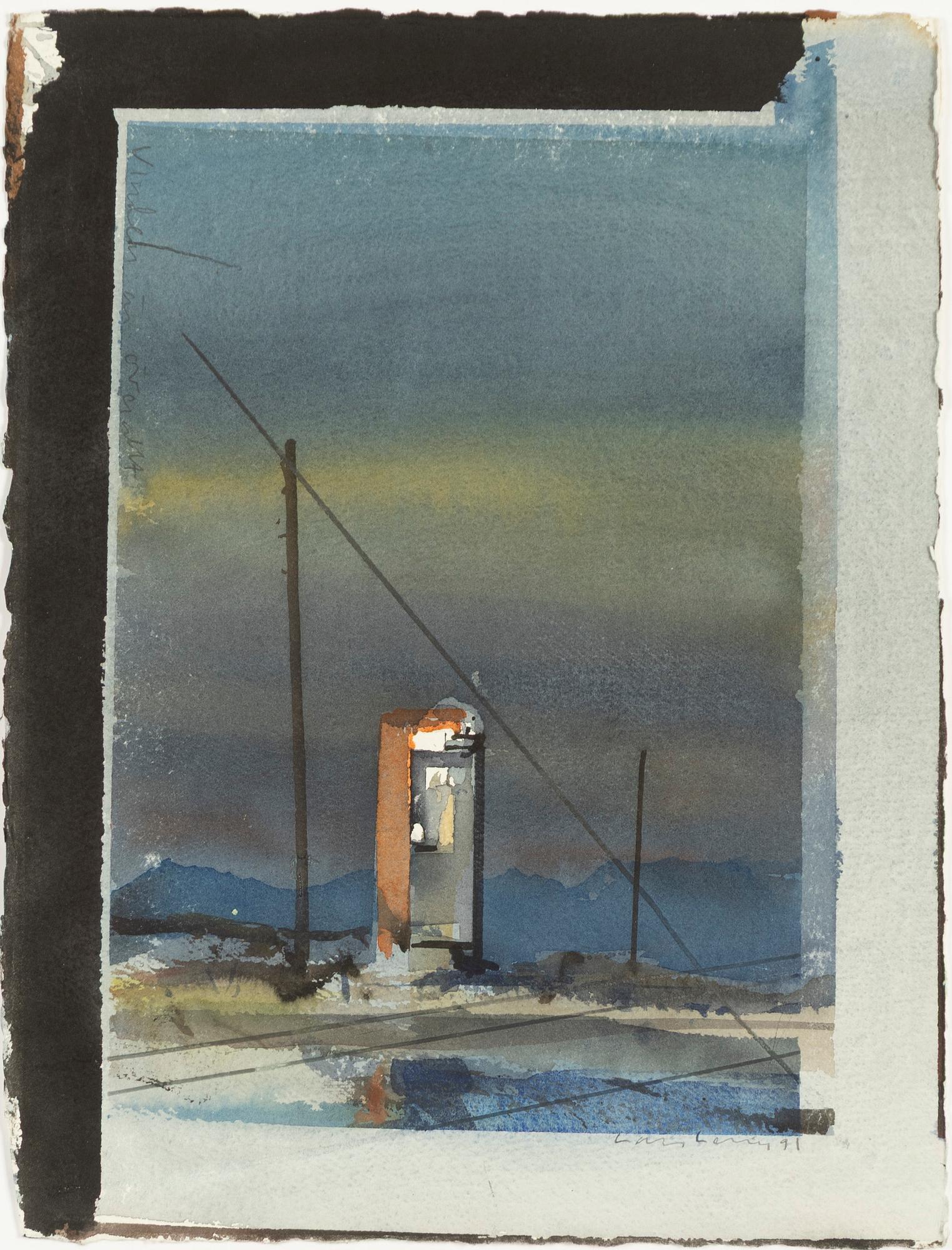 Lars Lerin, Telefonkiosken.