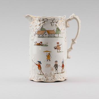 TILLBRINGARE, porslin, möjligen England, omkring år 1900.