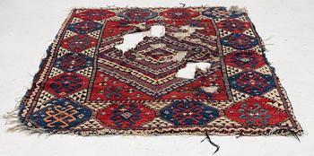 Fragment of an antique Karakecili, Bergama region, 160 x 113 cm.