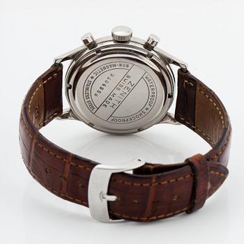 ZENITH, chronograph, "Type Military", "Tropical Dial".