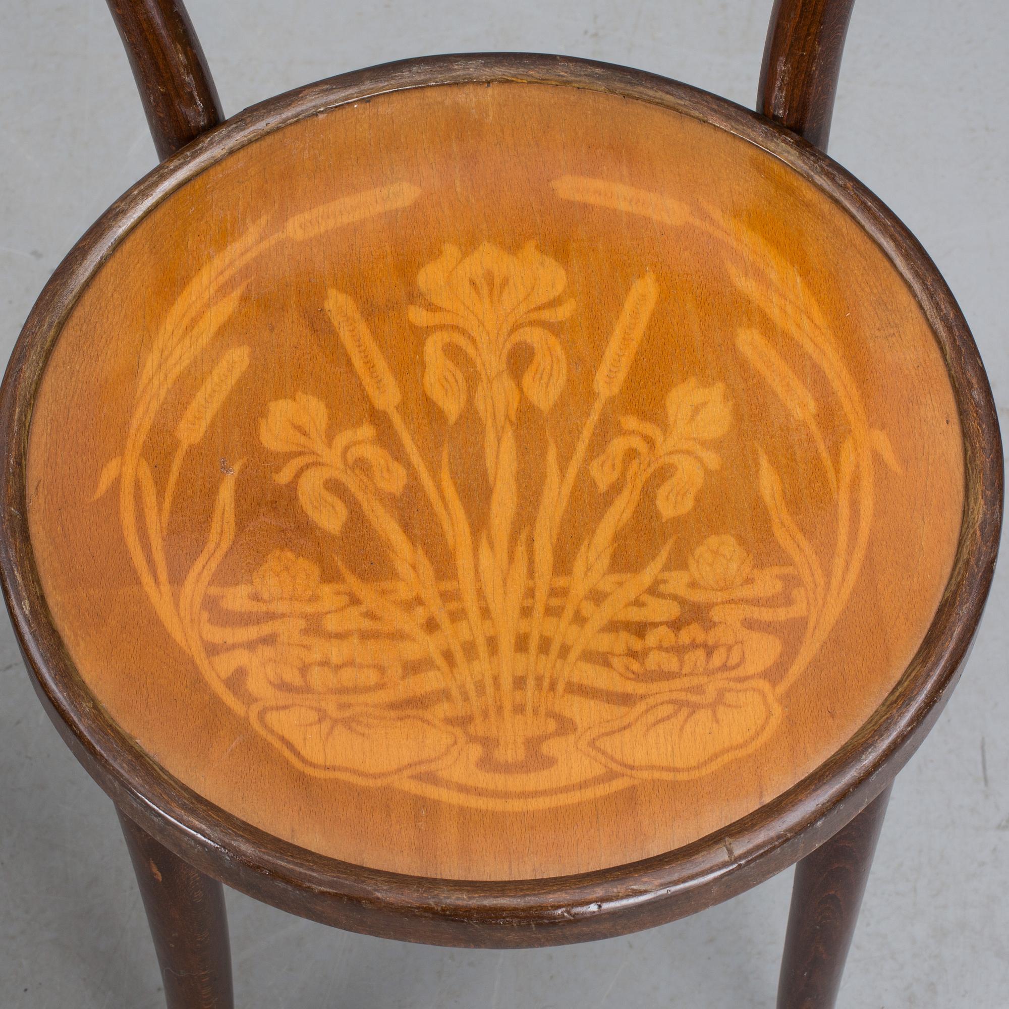 STOLAR, 6 st, Thonet-typ. 1900-tal.