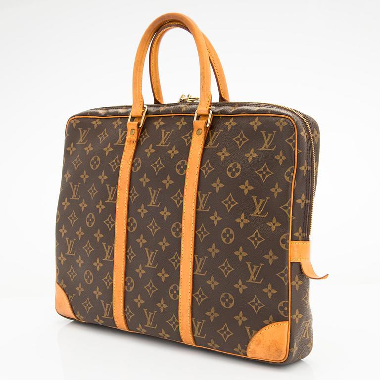 Louis Vuitton, a Monogram Canvas "Porte Documents Voyage" briefcase/bag.