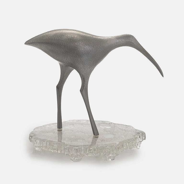 Tapio Wirkkala, veistos, "Suokurppa", leimattu Kultakeskus Oy Design: Tapio Wirkkala. Made in Finland.