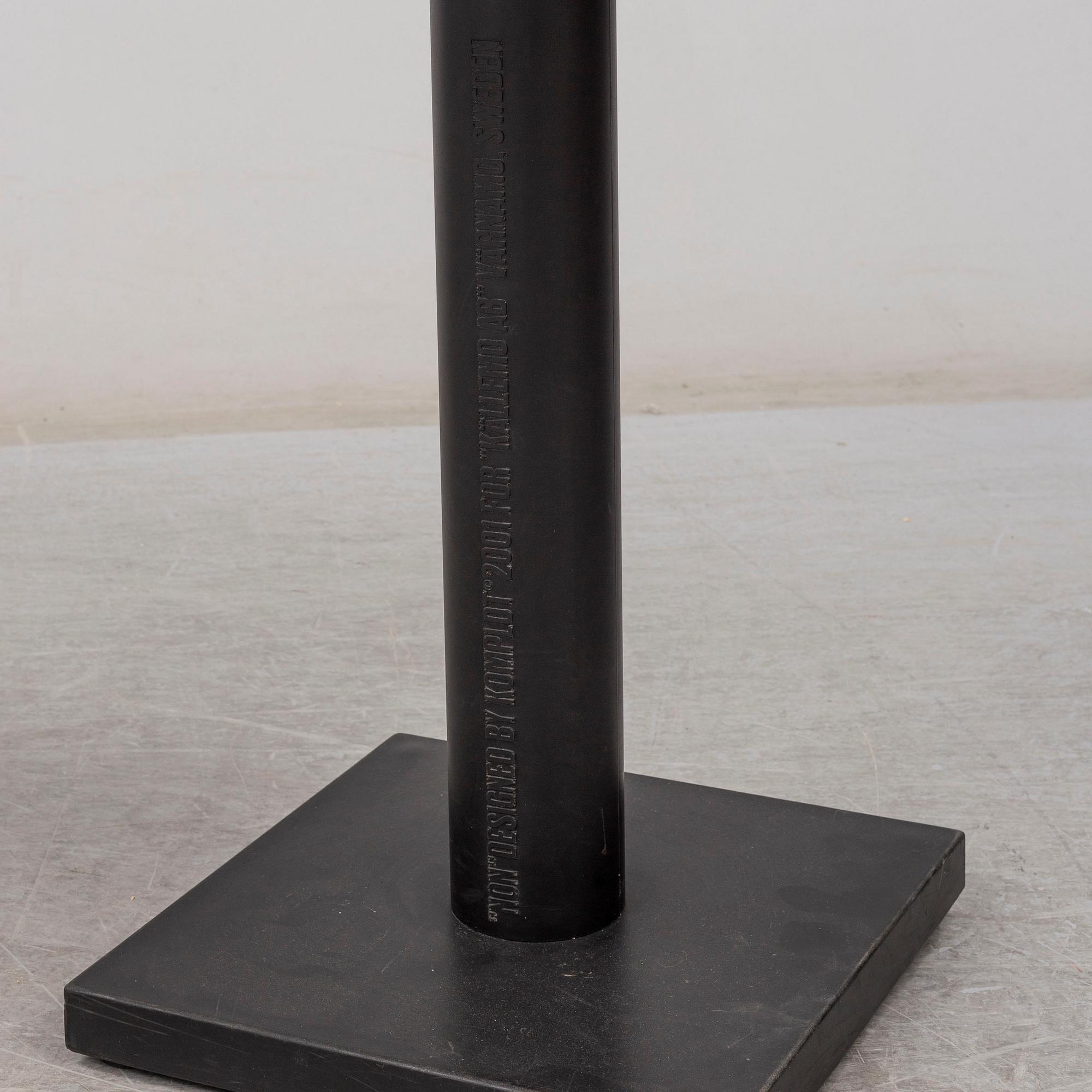 BORIS BERLIN/POUL CHRISTIANSEN, a 'Non' table with two chairs by Komplot design for Källmo.