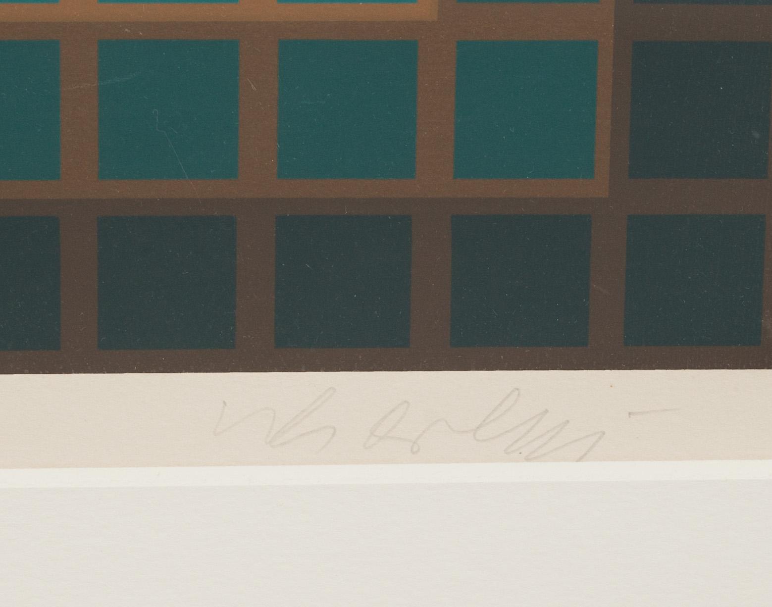 VICTOR VASARELY, färgserigrafi, signerad och numrerad 225/250.