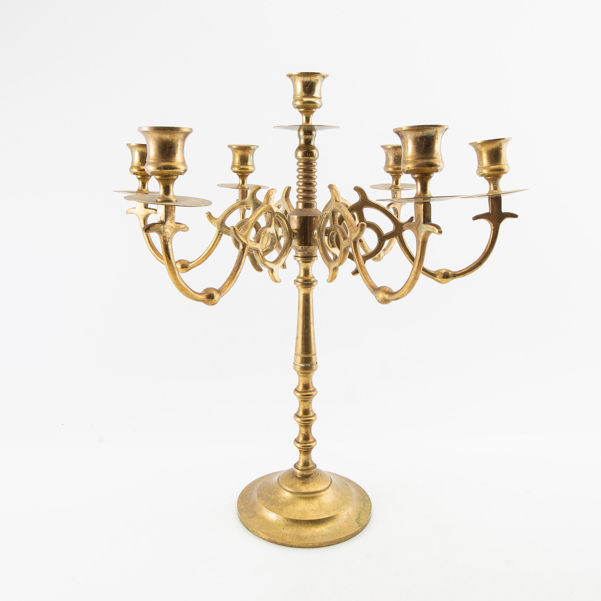 Candelabras a pair of the first half of the 20th century.