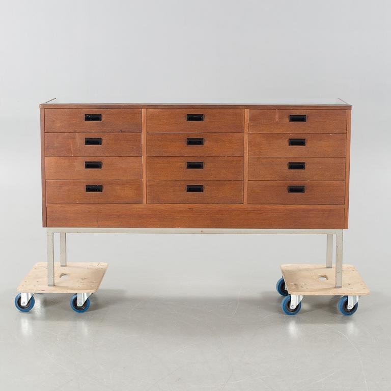 A circa mid 20th century store counter.