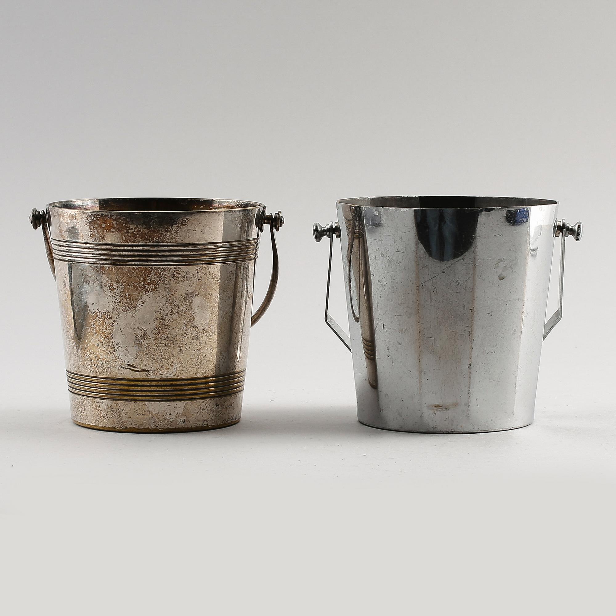 ISHINKAR, 2 st, bla nysilver, 1900-talets första hälft.