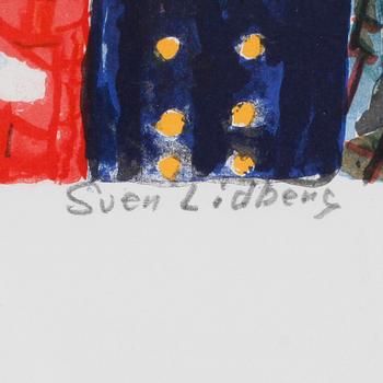 SVEN LIDBERG, färglitografi, signerad och numrerad 59/270.