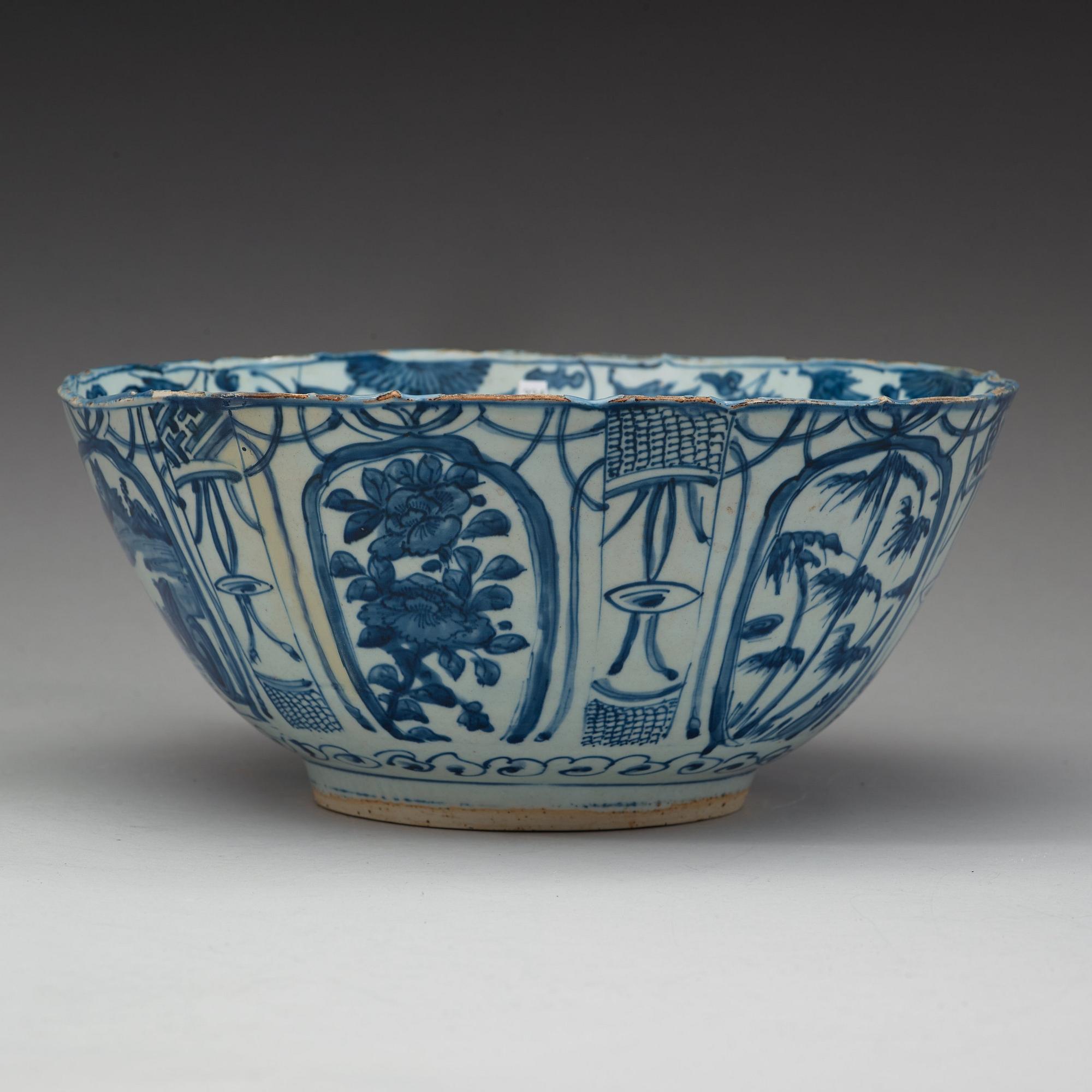 SKÅL, porslin. Mingdynastin, Wanli (1573-1620).