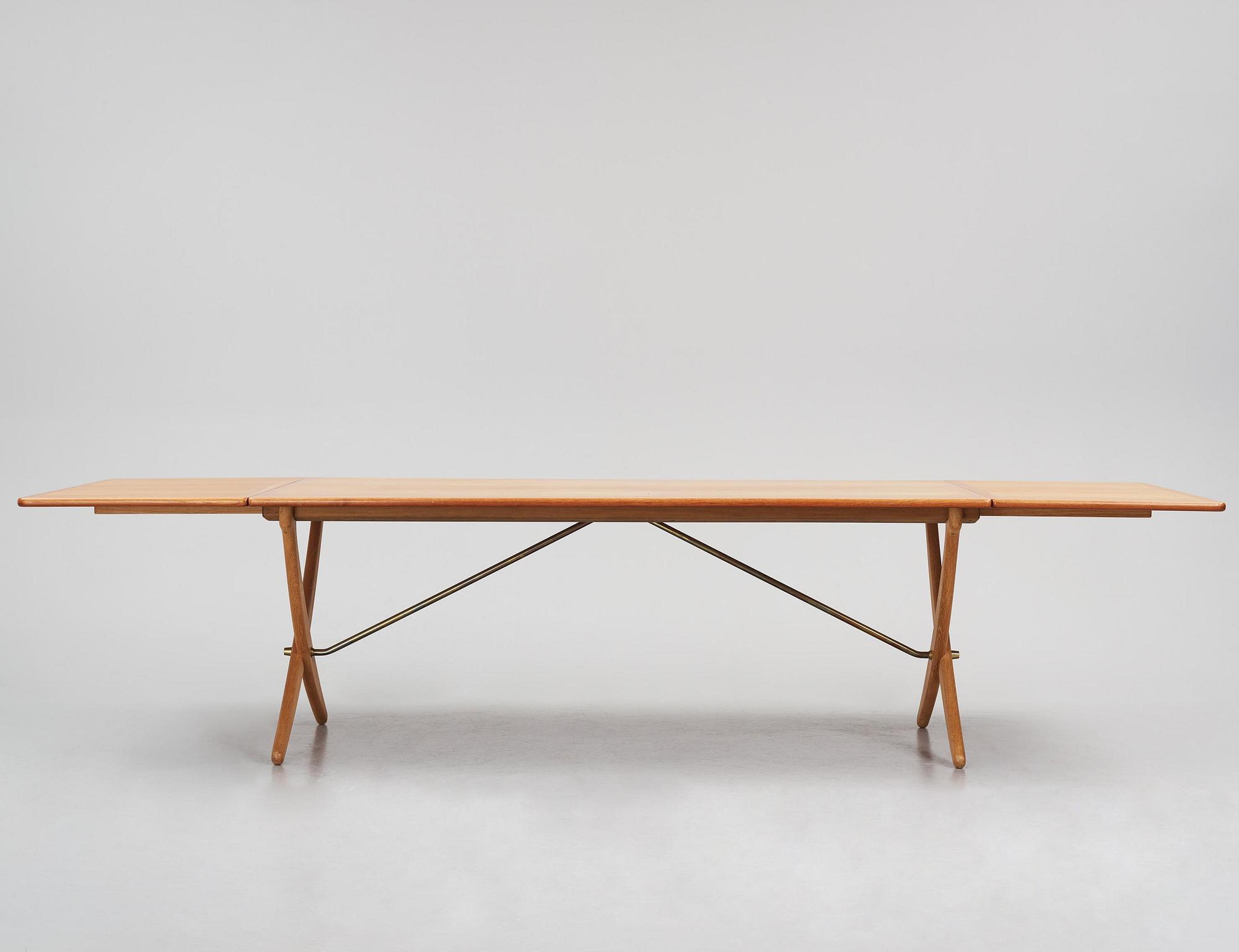 Hans J. Wegner, matbord med klaffar, "AT-314", Andreas Tuck, Danmark, 1950-60-tal.