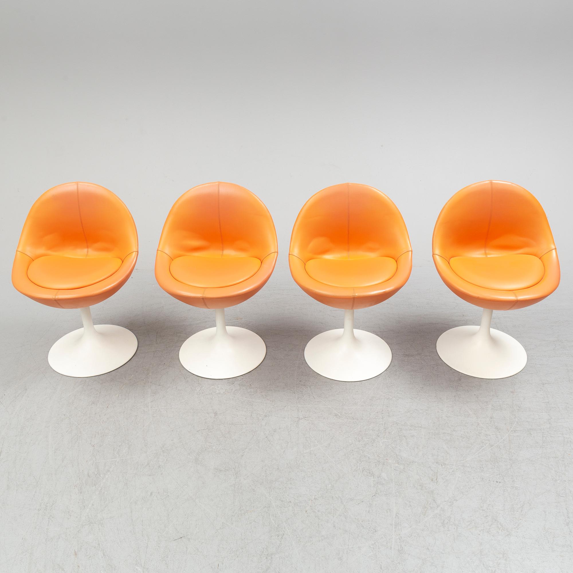 Four 'Venus' chairs by Johanson Design.