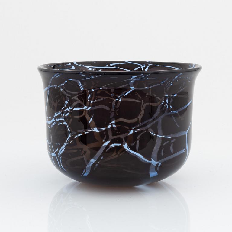 Lars Hellsten, a graal glass bowl, Orrefors.