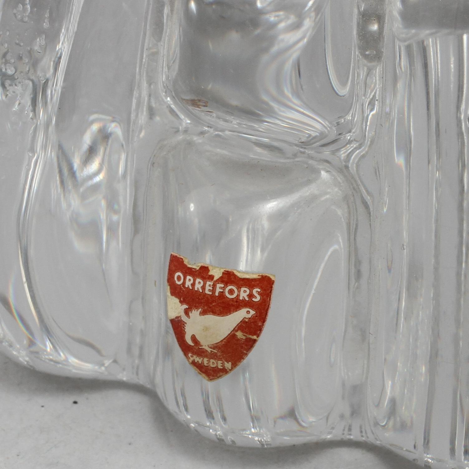 BORDSLAMPA, Carl Fagerlund, Orrefors,