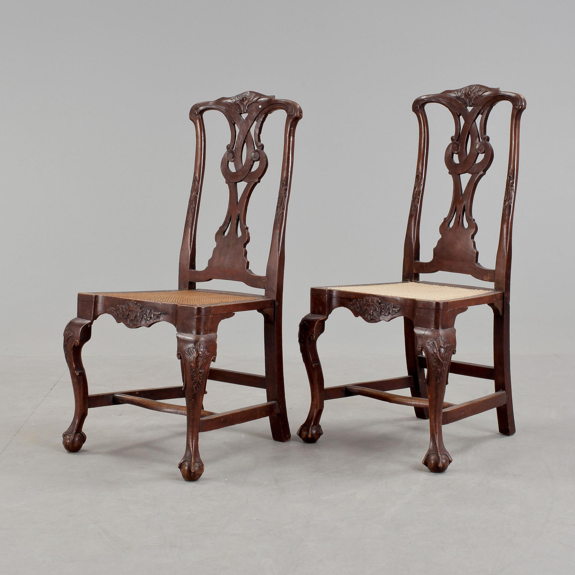 STOLAR, ett par, 1800-tal.