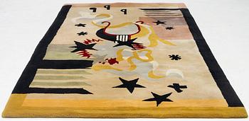 Rug, tufted, design attributed to Voldermar Boberman, 270 x 155 cm.