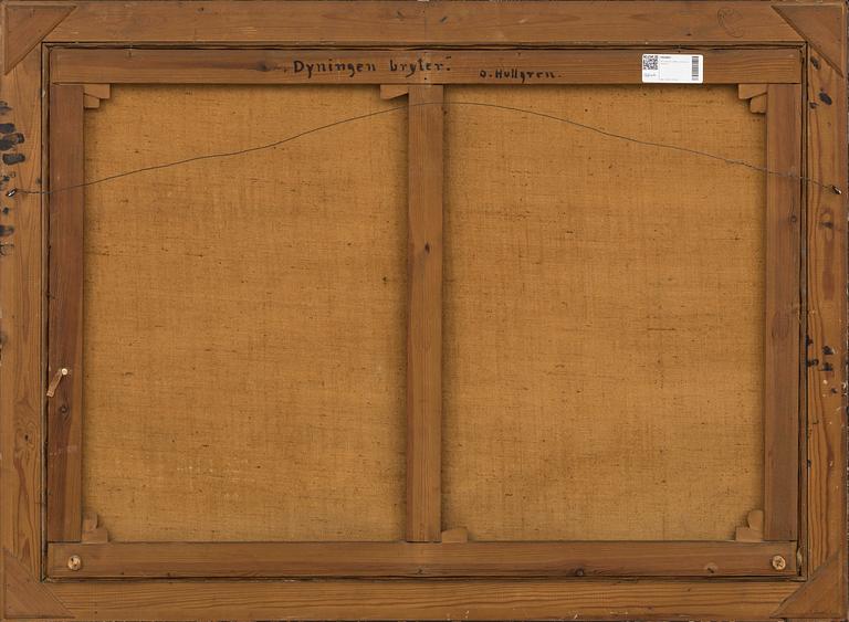 OSCAR HULLGREN, olja på duk, signerad.