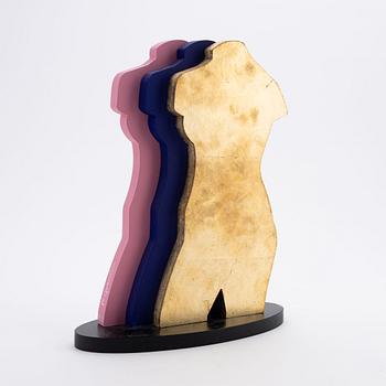 Michael Qvarsebo, multiple, painted wood, signed 3/8.