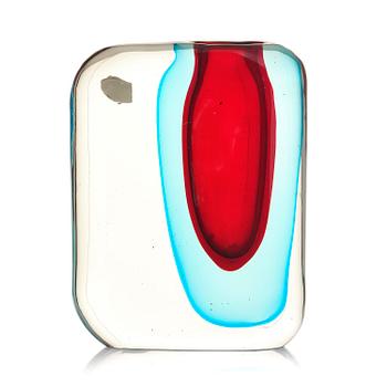 69. Antonio da Ros, a "Momento" glass vase, Cenedese, Murano, Italy, 1960s.