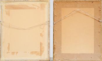 JACOB GILLBERG, two drawings, signed and one dated 1761.