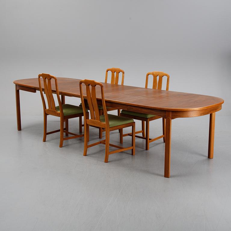 Carl Malmsten, matgrupp, 5 delar, "Ambassadör", Åfors Möbelfabrik.