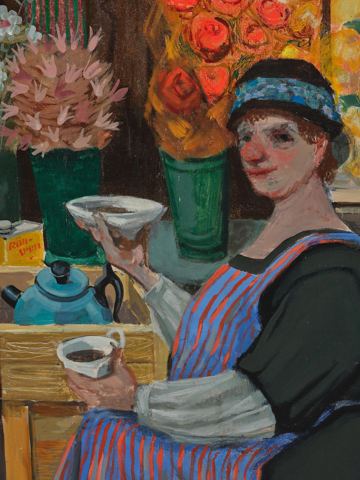 Pelle Åberg, "Torghandel på Hötorget".