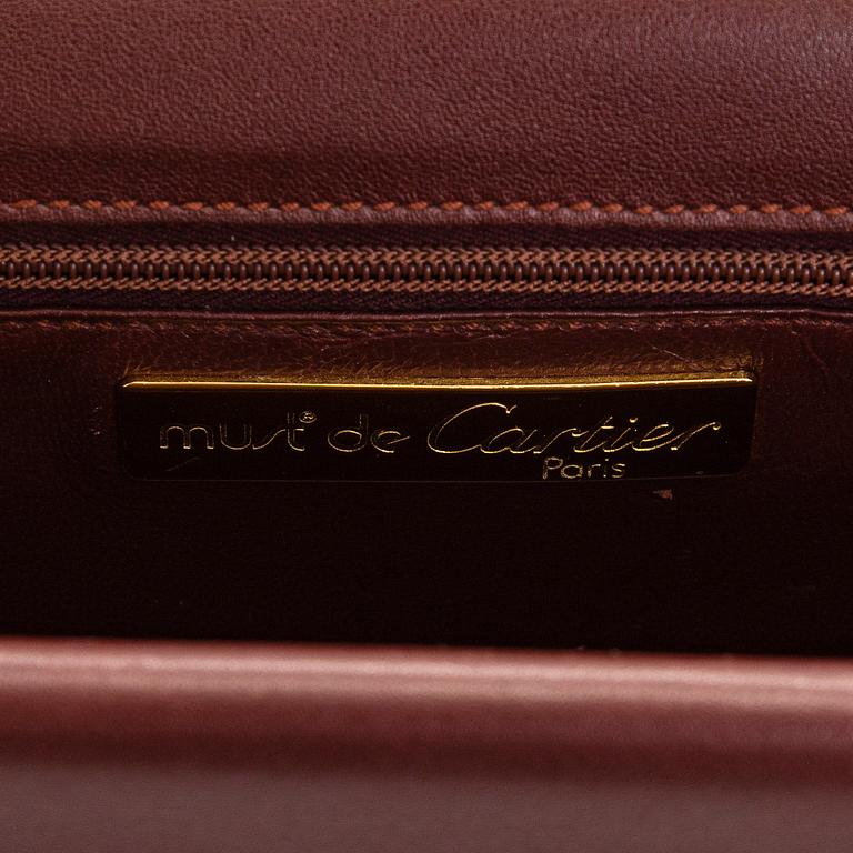 Cartier, must de Cartier, väska, vintage.