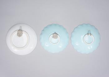 SKÅLAR, 3 st, keramik, signerade Hilkka-Liisa Ahola, Arabia.