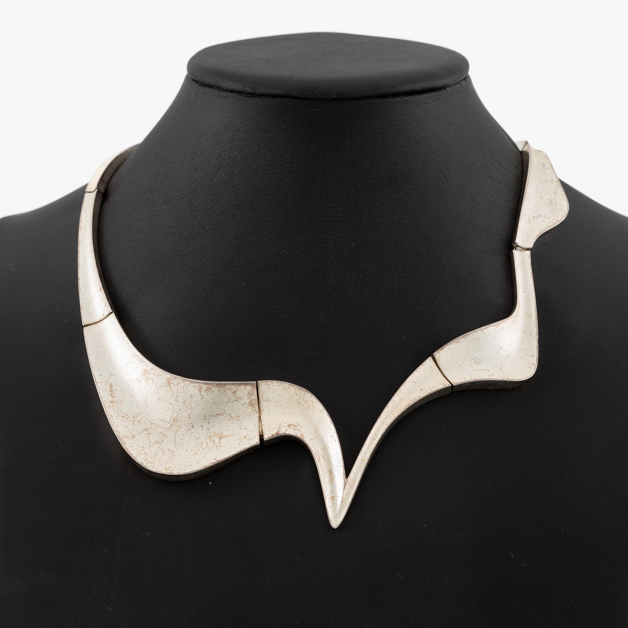 Lapponia necklace sterling silver, Finland 1997.