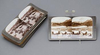 STEREOSKOP med BILDER, "The Perfecscope", omkring år 1900.
