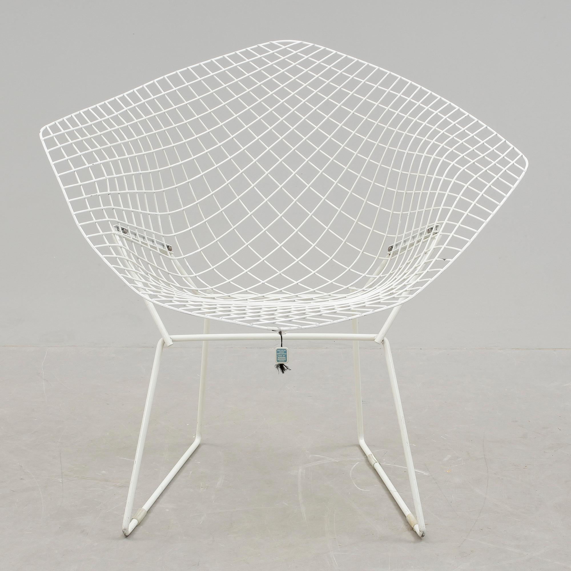 FÅTÖLJ, "Diamond Chair", Harry Bertoia, 1960-tal.