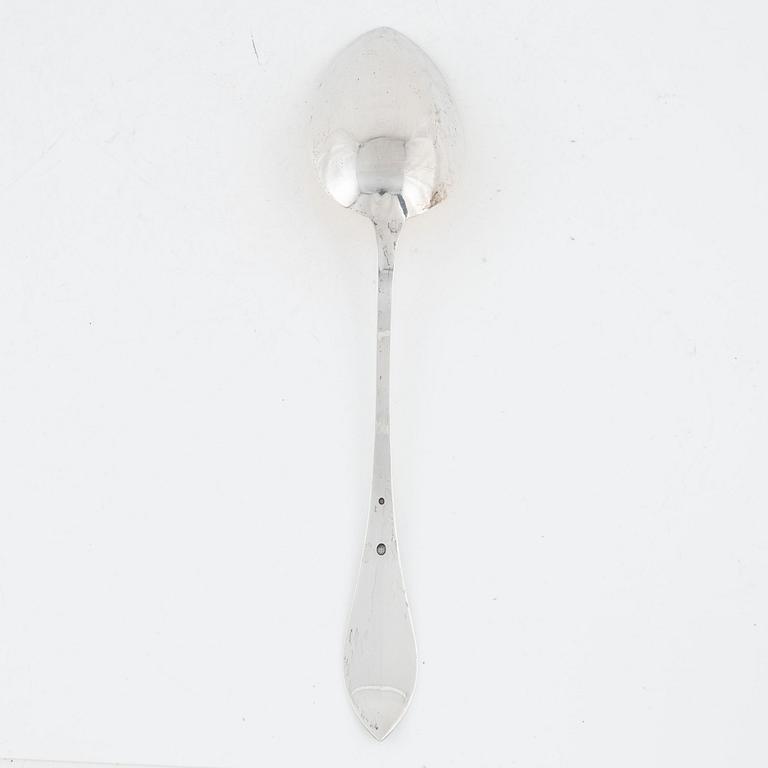 A Danish silver spoon, Denmark, 1914.