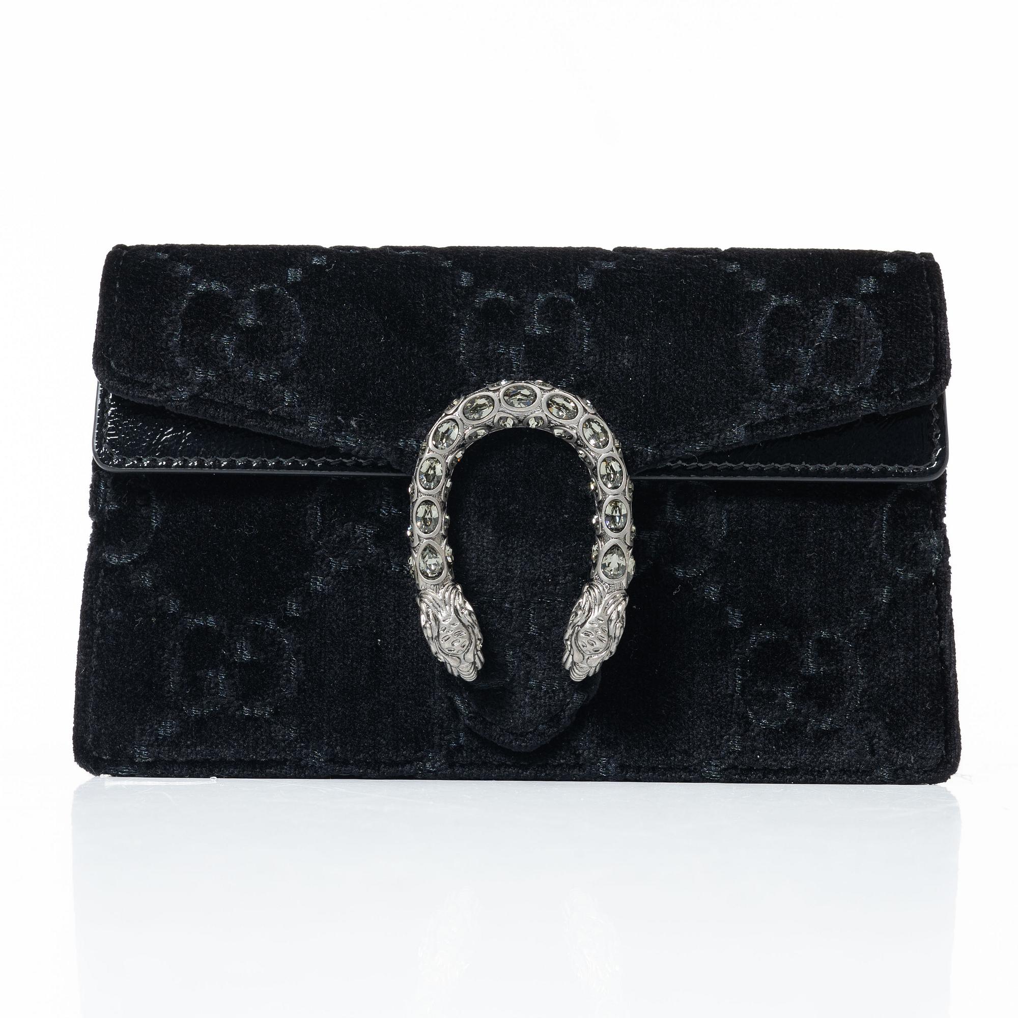 Gucci, Bag, "GG Embossed Velvet Dionysus Mini Shoulder Bag".
